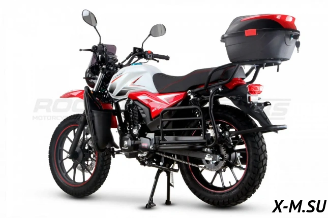 Мотоцикл дорожный ROCKOT QUEST 150 (белый/красный глянцевый, ЭПТС)