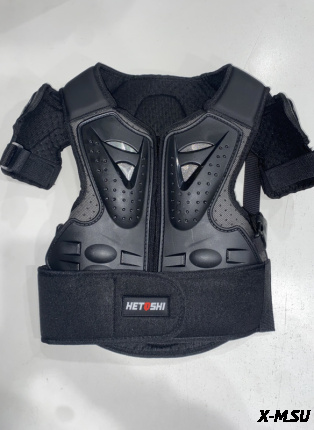 Комплект защиты Детский  (наколенники и налокотники) HETOSHI цв. Черный р. Универсальный