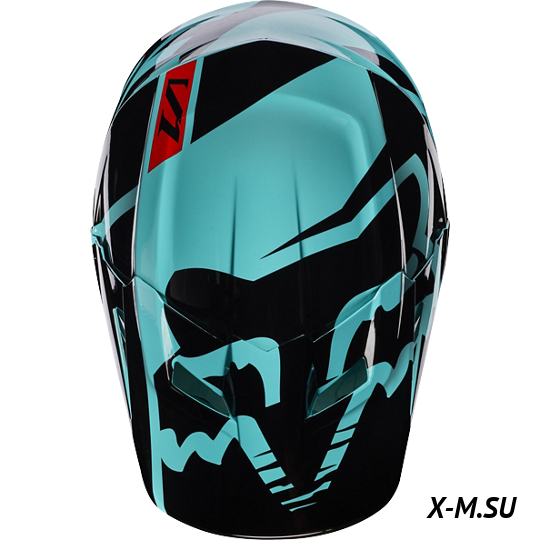 Козырек к шлему Fox V1 Race Helmet Visor Green Козырек к шлему Fox V1 Race Helmet Visor Green