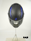 Шлем интеграл HETOSHI FF938 double visor Цв.Черно-синий Матовый р.S