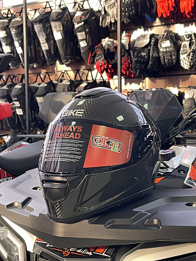 Шлем интеграл HETOSHI DOT CARBON FIBER XD1-472 цв.Черный р. XL