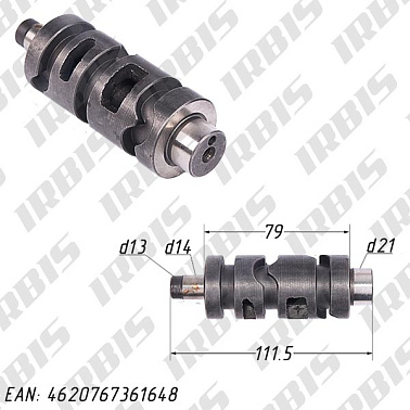 Вал переключения передач (копирный) 156FMI,162FMJ,167FMM (CG125, CG150, GY150)