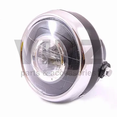 Фара головного света в сборе DELTA, ALPHA (круг.) (линза,750lm) ТИП2